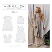 Load image into Gallery viewer, Demeter Dress + Top - PDF Sewing Pattern Sizes 00-22