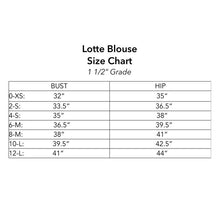 Load image into Gallery viewer, Lotte Blouse - PDF Sewing Pattern Sizes 0-12
