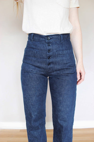 Straight Leg Philippa Pants Tutorial (with free sailor jeans pockets pattern)
