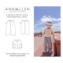 Load image into Gallery viewer, Pomona Pants KIDS - PDF Sewing Pattern Sizes 1-16
