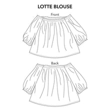 Load image into Gallery viewer, Lotte Blouse - PDF Sewing Pattern Sizes 0-12
