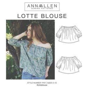 Lotte Blouse - PDF Sewing Pattern Sizes 0-12